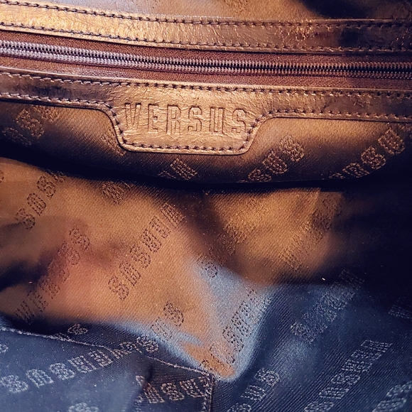 Versus By Gianni Versace Nylon andqwq Leather Bag - Picture 10 of 12